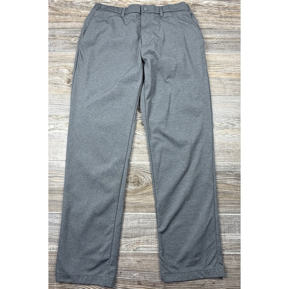 Uniqlo EZY Smart Ankle Pants Men's Medium Grey Utility Comfort Casual Office